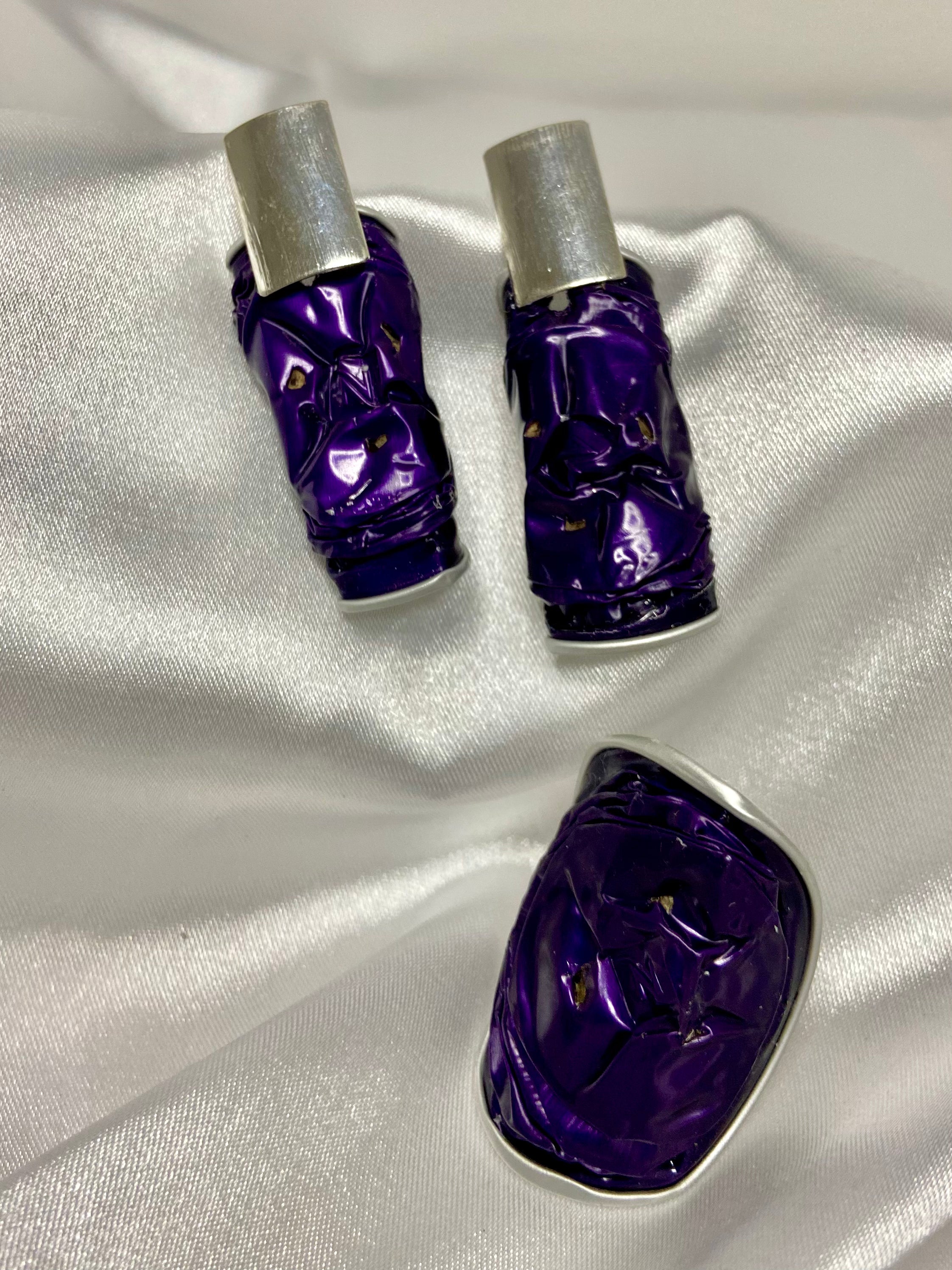 Conjunto Capsule Purple | Upcycling Roxo a partir de Cápsulas Nespresso